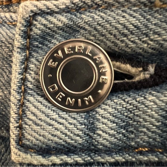 EVERLANE JEANS, Women’s Sz 31 Reg., Blue Lt. Wash Super-Soft Straight Leg Jeans. - Picture 7 of 13
